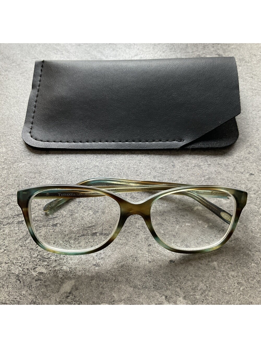 Tiffany & Co. TF 2097 8124 Eyeglasses Frame Blue/Brown Italy 52-16 135 Used G2